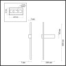 Бра LUMION LEDIO BLAKE 5601/9WL